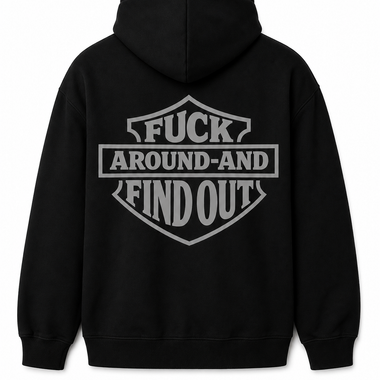 FAFO Shield Reflective Hoodie