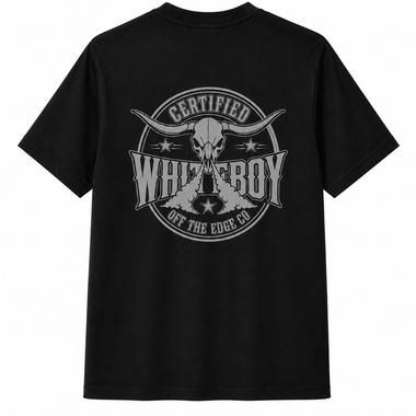 Untamed Certified White Boy Reflective Shirt