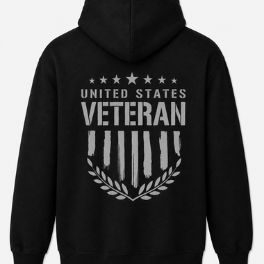 Veteran Strong Reflective Hoodie