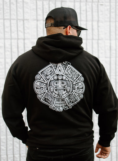 Reflective Aztec Motorcycle Hoodie