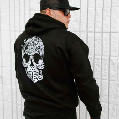 Mexican Skull Reflective Hoodie