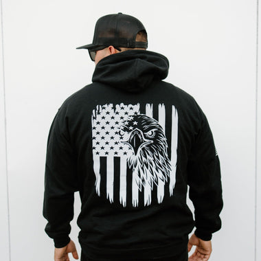 American Proud Eagle Reflective Hoodie