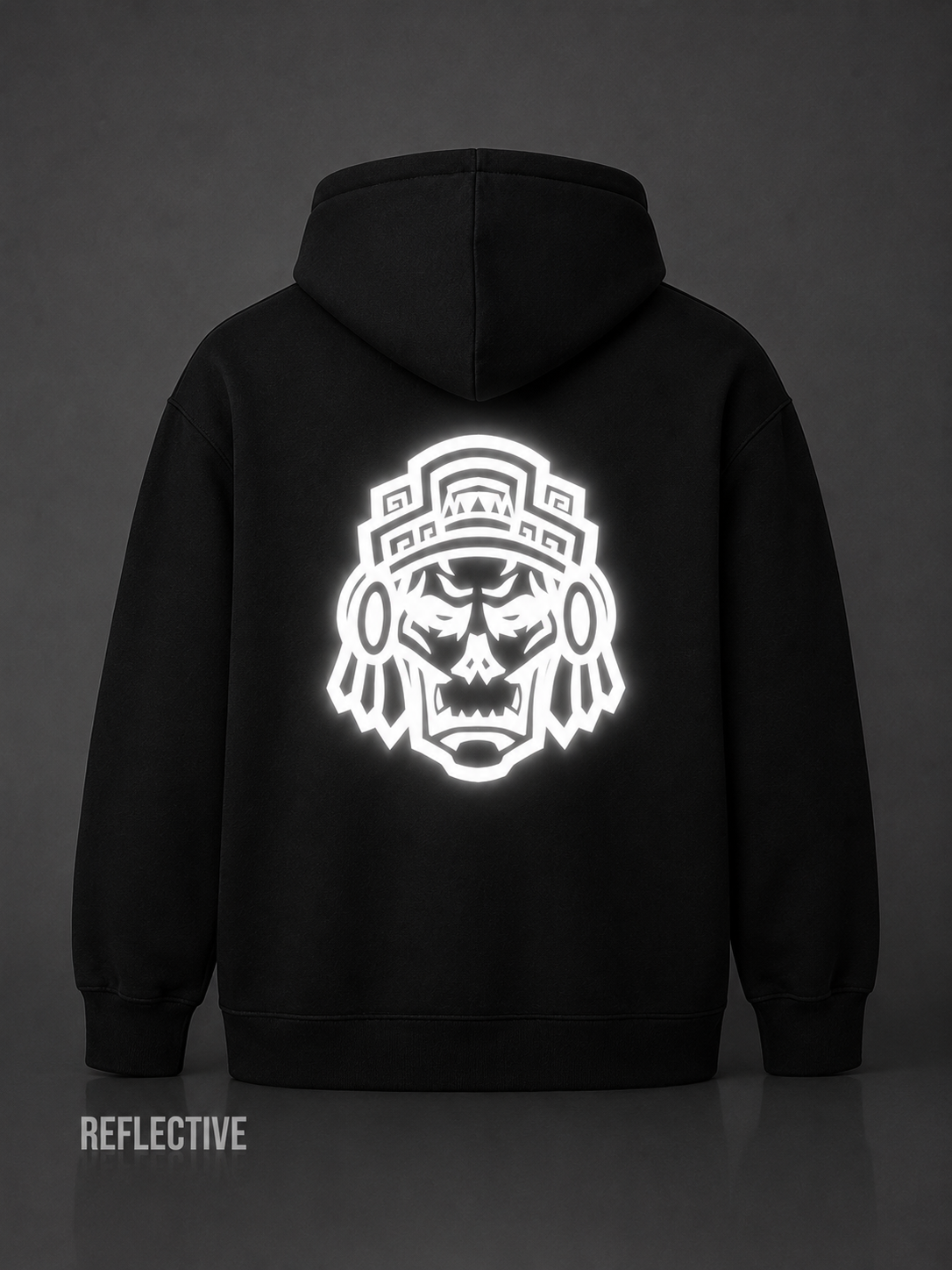 Aztec Warrior Reflective Hoodie