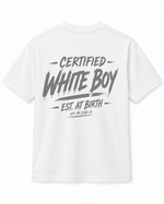 Certified White Boy Est. at Birth Reflective Shirt