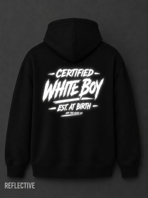 Certified White Boy Reflective Hoodie