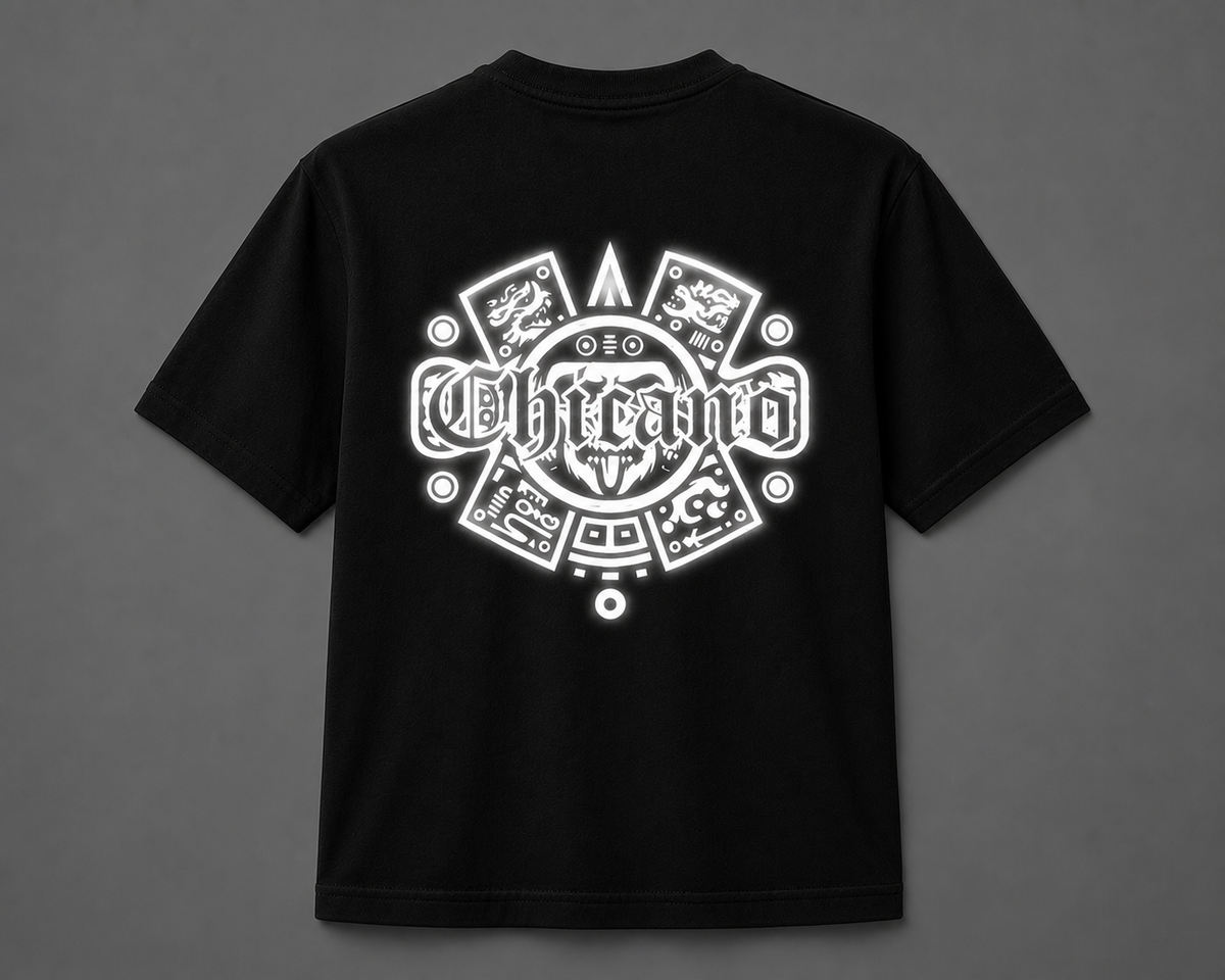 Chicano Roots Reflective  Shirt