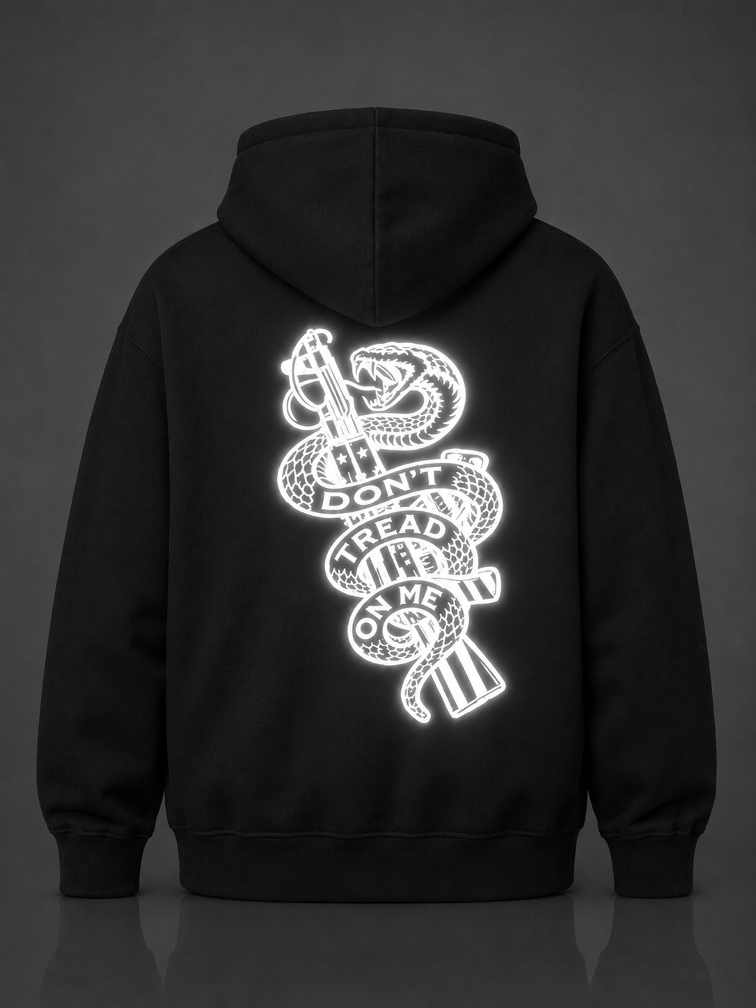 Don't Tread on Me Reflective Hoodie