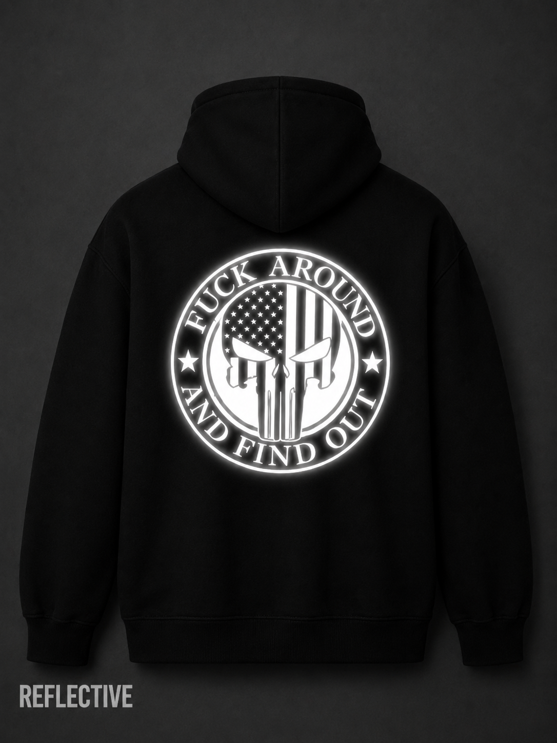 FAFO Punisher Reflective Hoodie