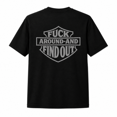 F Around and Find Out Shield Reflective Shirt