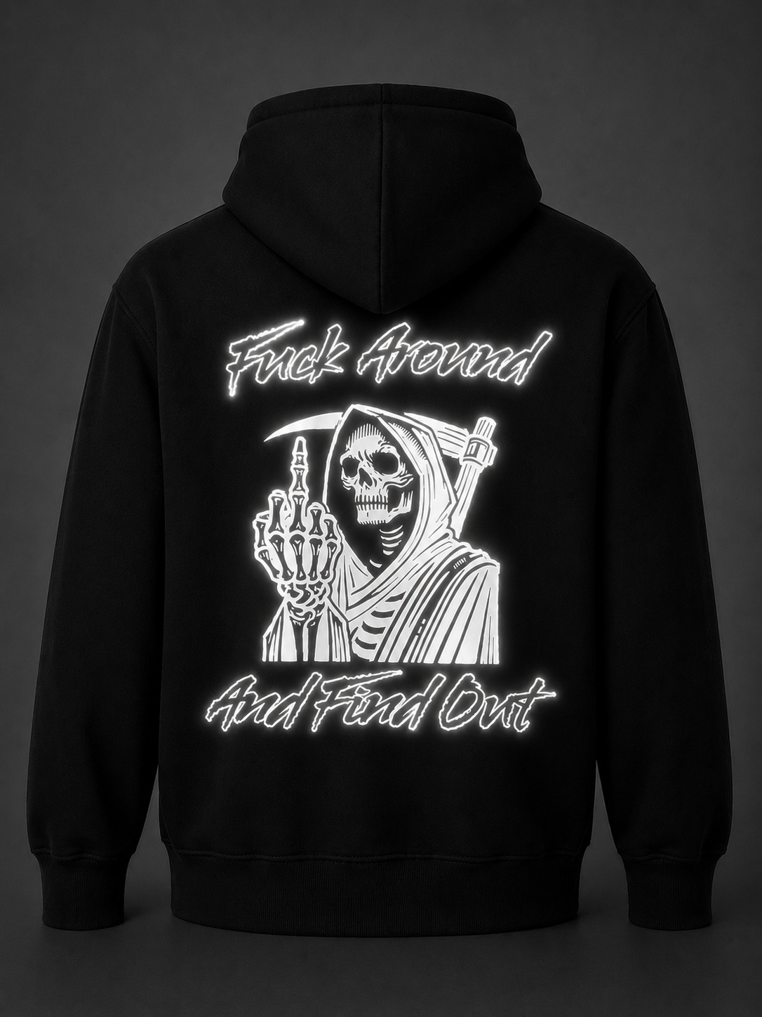FAFO Reflective Hoodie