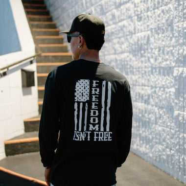 Freedom Isn't Free Reflective Long Sleeve Shirt