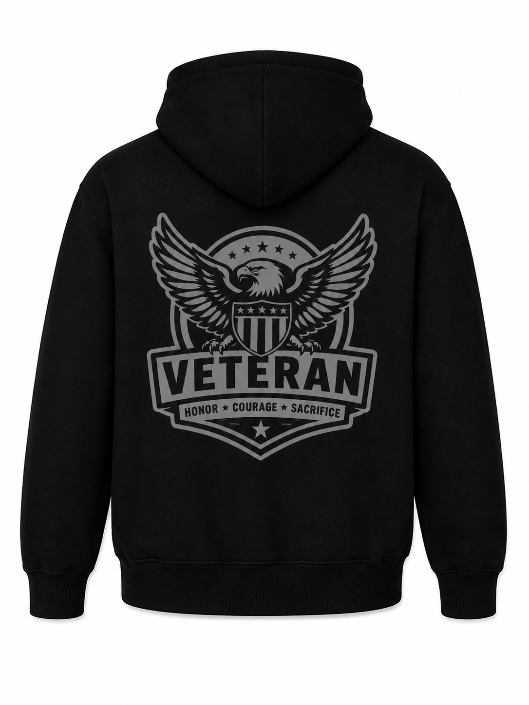 Honor Courage Sacrifice Reflective Hoodie