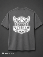 Honor Courage Sacrifice Veteran Reflective Shirt