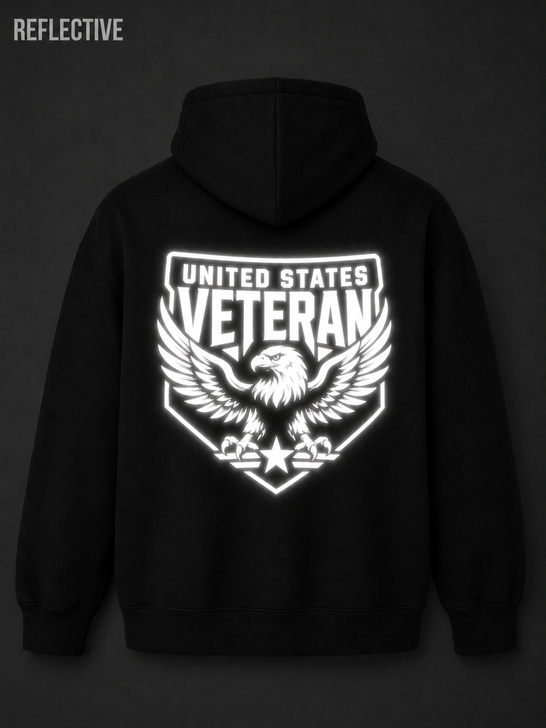 United States Veteran Reflective Hoodie
