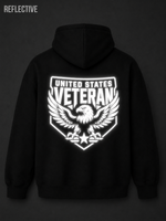 United States Veteran Reflective Hoodie