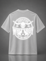 Untamed Certified White Boy Reflective Shirt