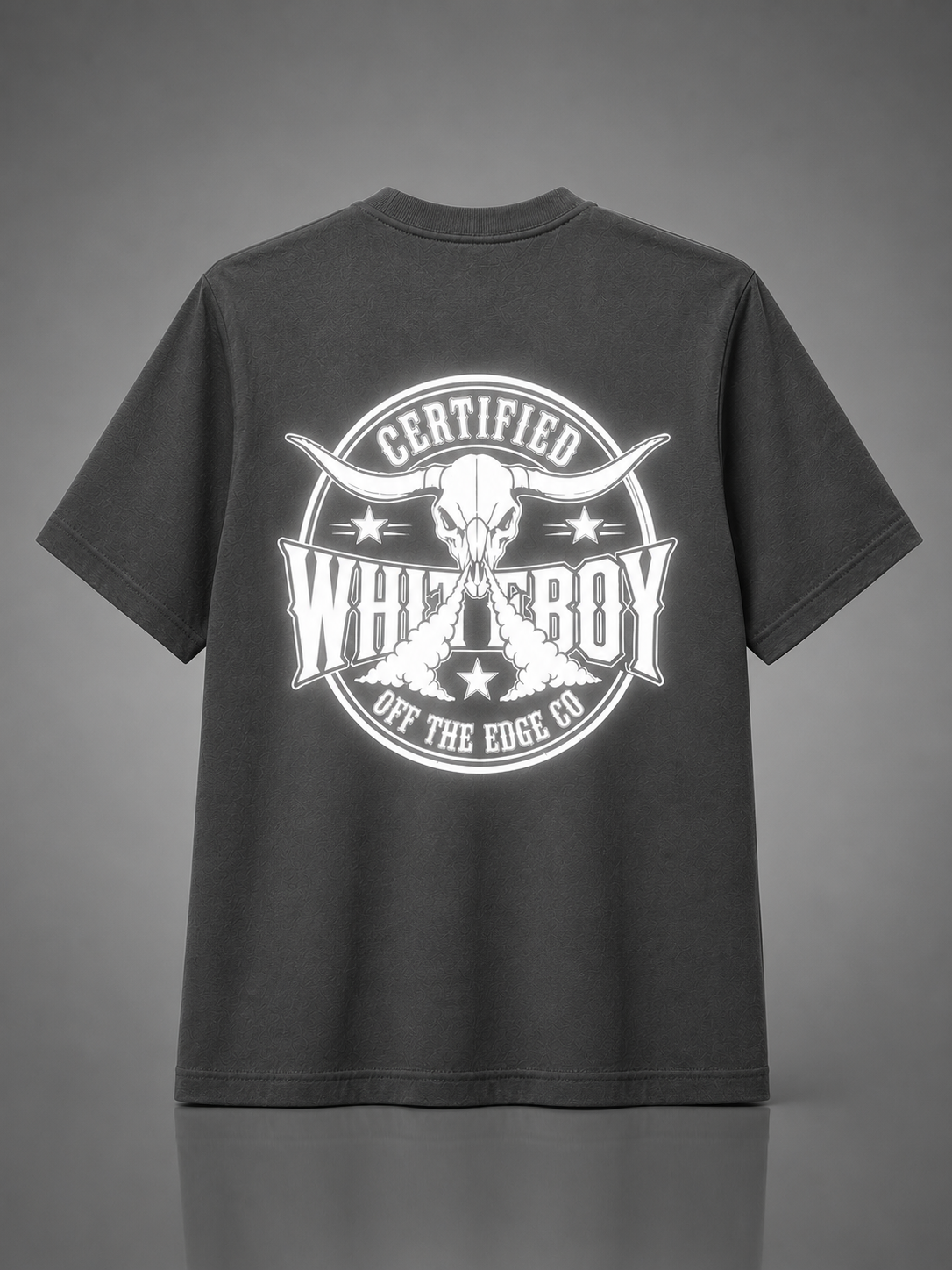 Untamed Certified White Boy Reflective Shirt