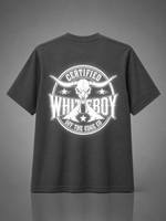 Untamed Certified White Boy Reflective Shirt
