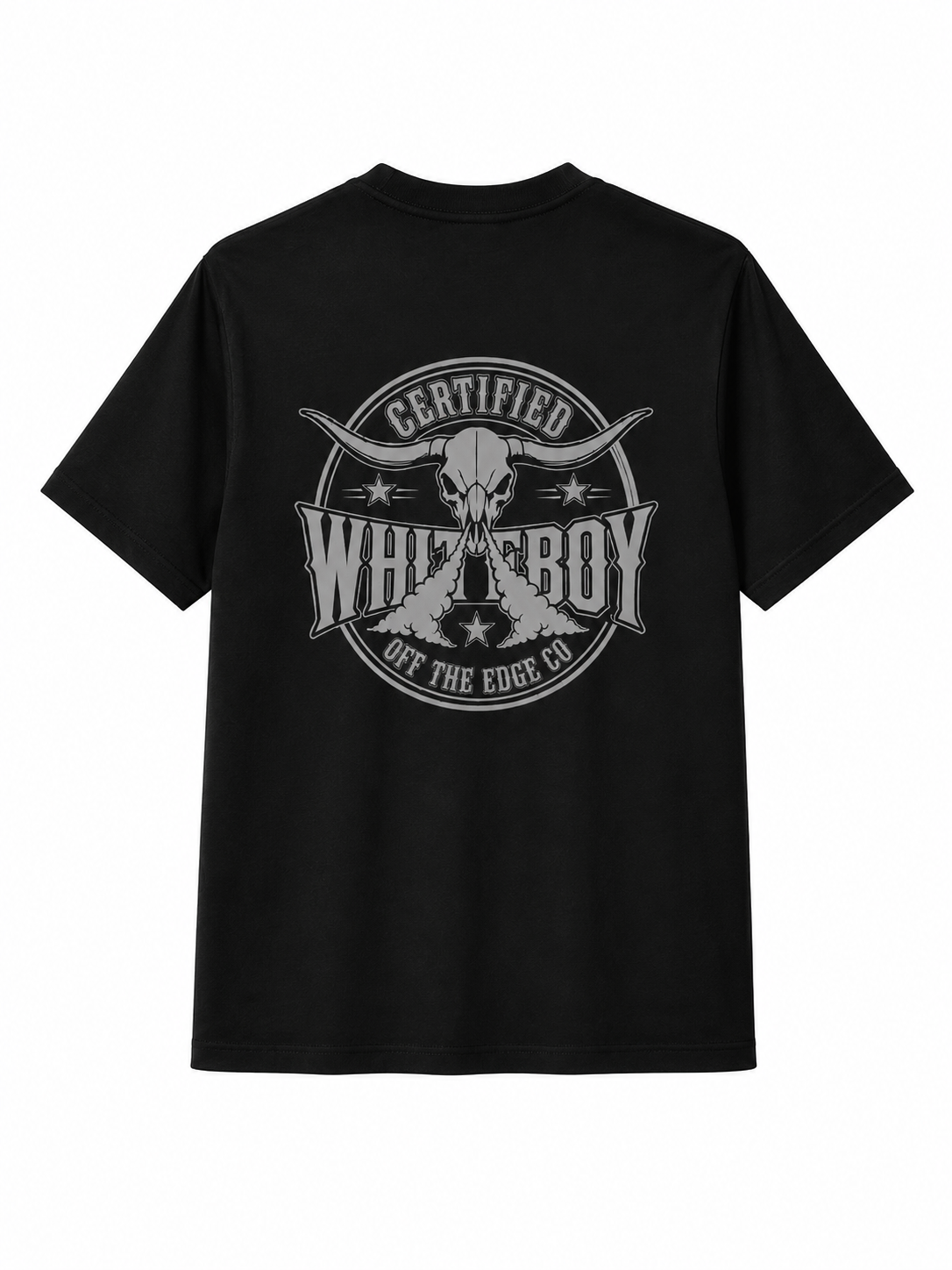 Untamed Certified White Boy Reflective Shirt
