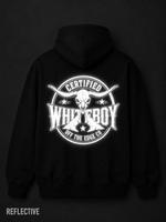 Untamed Certified White Boy Reflective Hoodie