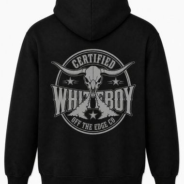 Untamed Certified White Boy Reflective Hoodie