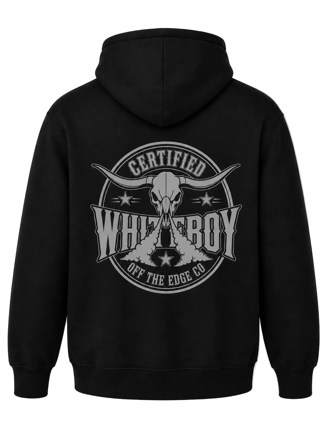 Untamed Certified White Boy Reflective Hoodie