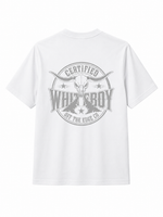 Untamed Certified White Boy Reflective Shirt
