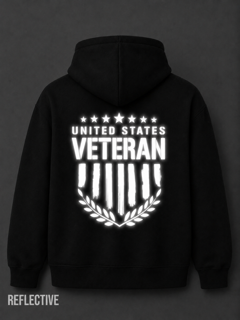 Veteran Strong Reflective Hoodie