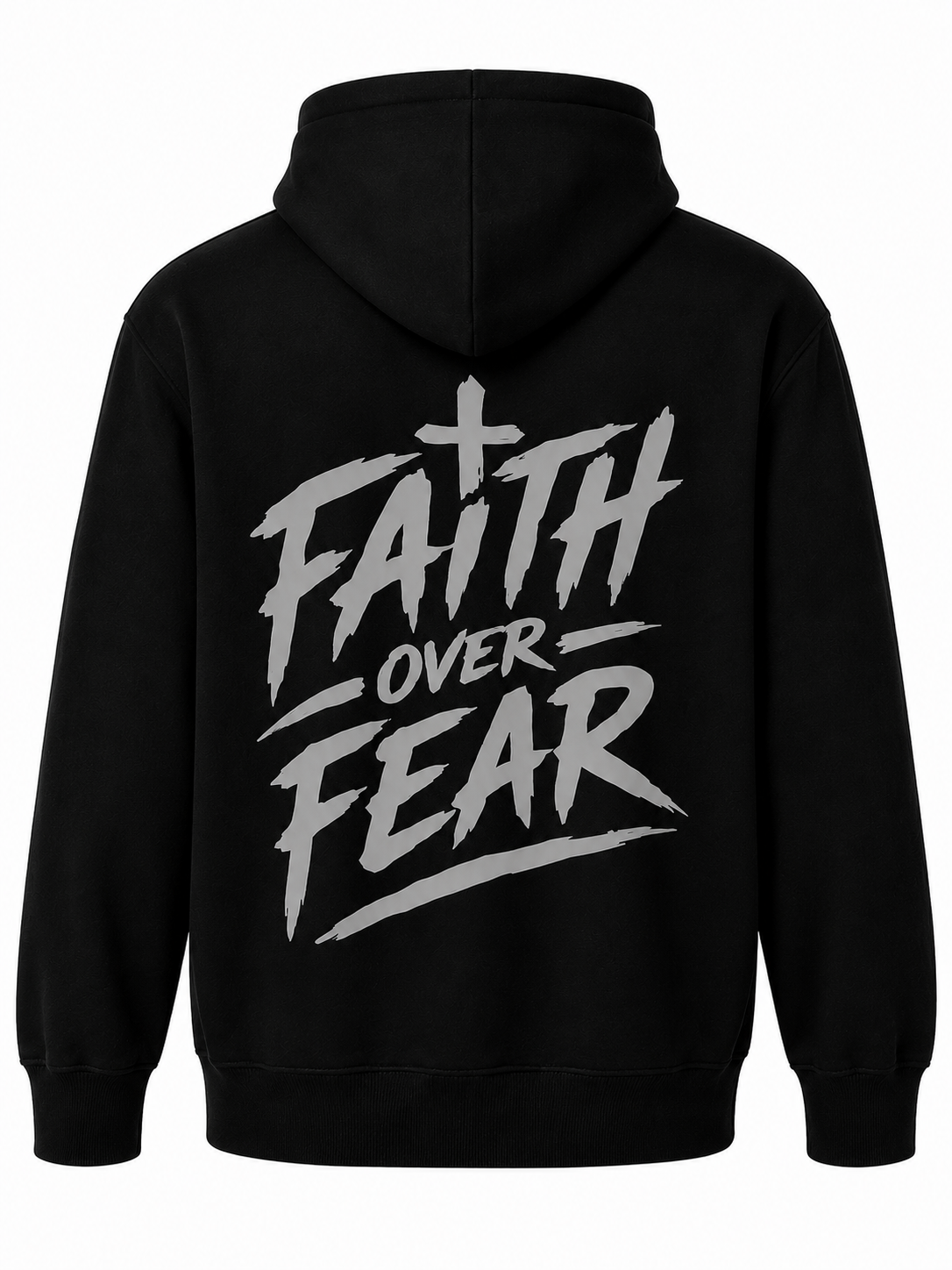 Faith Over Fear Reflective Hoodie